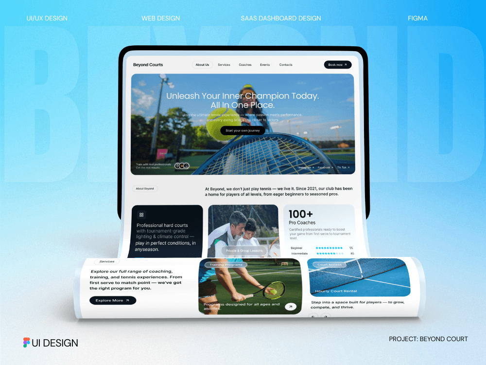 Brand website preview